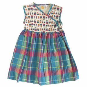 Kumquat Matryoshka Plaid Dress